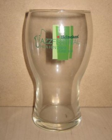 beer glass from the Heineken brewery in Netherlands with the inscription 'Heineken Jazz Festival Hua Hin 2004 June4-6'