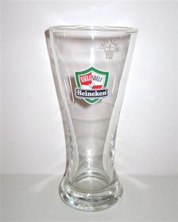 beer glass from the Heineken brewery in Netherlands with the inscription 'Exclusively Heineken'