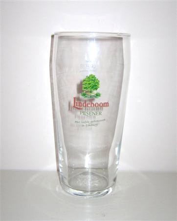 beer glass from the Lindeboom brewery in Netherlands with the inscription 'Anno 1870 Lindeboom Pilsener'