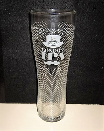 Youngs Beer London IPA Pint Glass New 