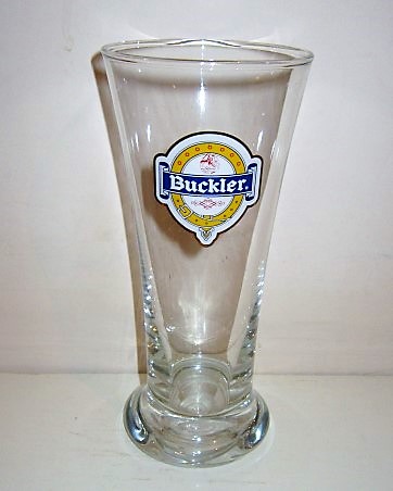 beer glass from the Heineken brewery in Netherlands with the inscription 'Buckler'