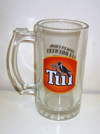 beer glass from the Tui brewery in New Zealand with the inscription 'Tui'