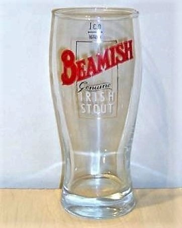 Beamish Irish Stout 12 oz Beer Glass 