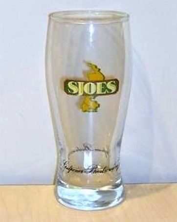 beer glass from the Gulpener brewery in Netherlands with the inscription 'Sjoes'
